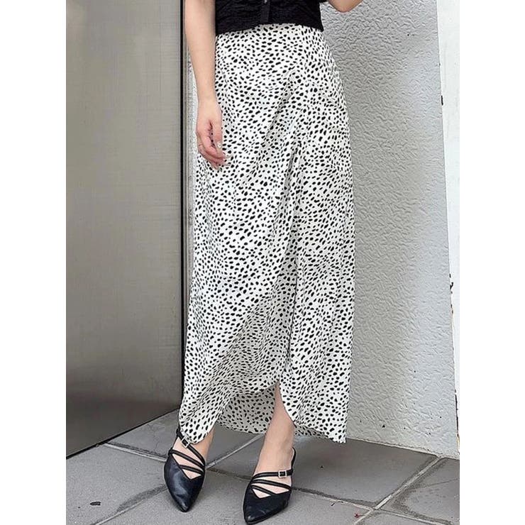 【WEB限定カラーあり】アシメタックナロースカート | MERCURYDUO | 詳細画像1 