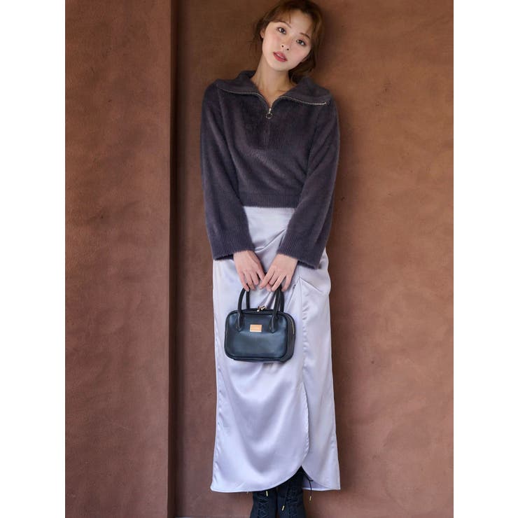 【WEB限定カラーあり】アシメタックナロースカート | MERCURYDUO | 詳細画像12 