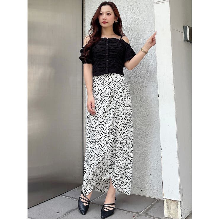 【WEB限定カラーあり】アシメタックナロースカート | MERCURYDUO | 詳細画像22 