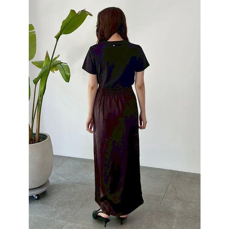 【WEB限定カラーあり】アシメタックナロースカート | MERCURYDUO | 詳細画像37 