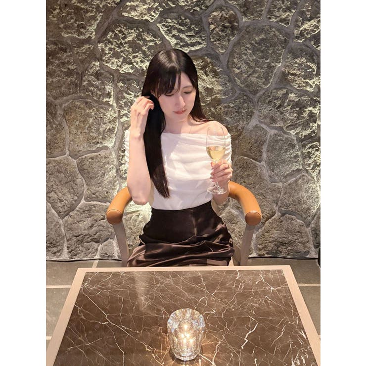 【WEB限定カラーあり】アシメタックナロースカート | MERCURYDUO | 詳細画像43 