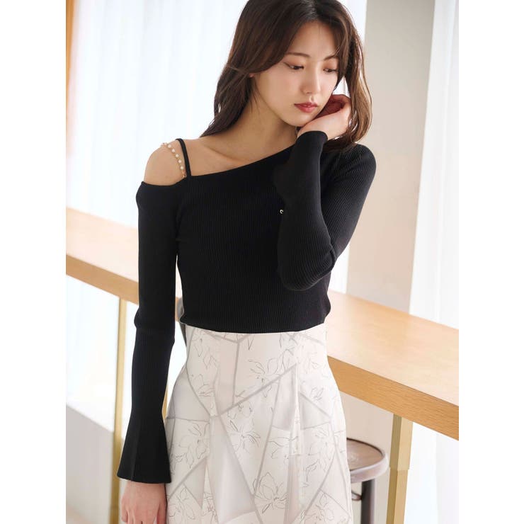 ジオメトリックオパールフレアスカート | MERCURYDUO | 詳細画像13 