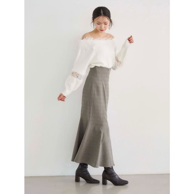 フロントZIPマーメイドスカート | MERCURYDUO | 詳細画像15 