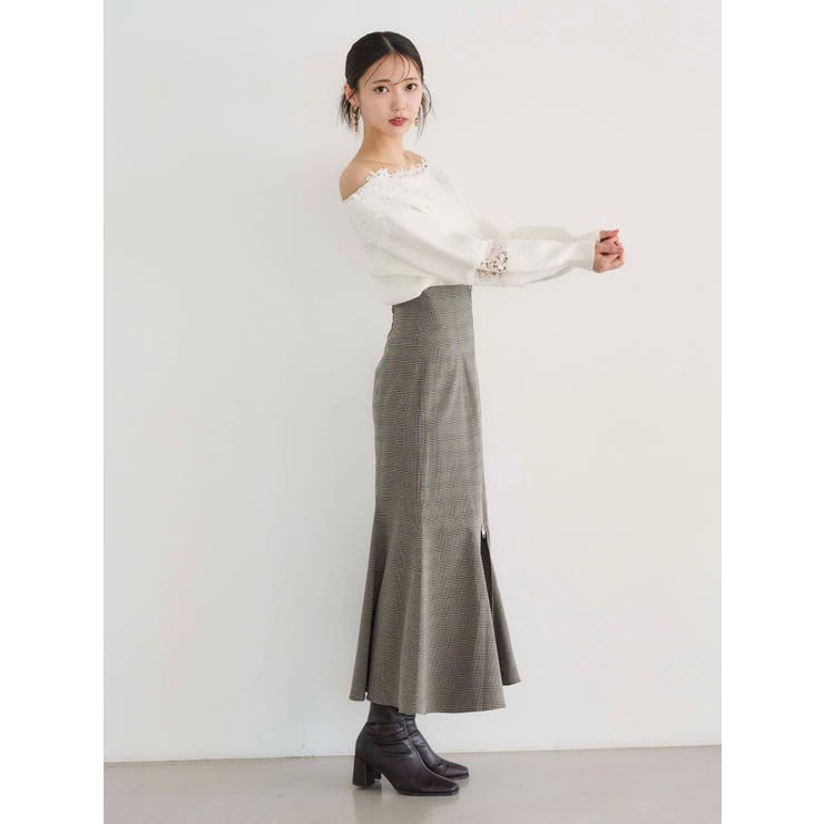 フロントZIPマーメイドスカート | MERCURYDUO | 詳細画像17 