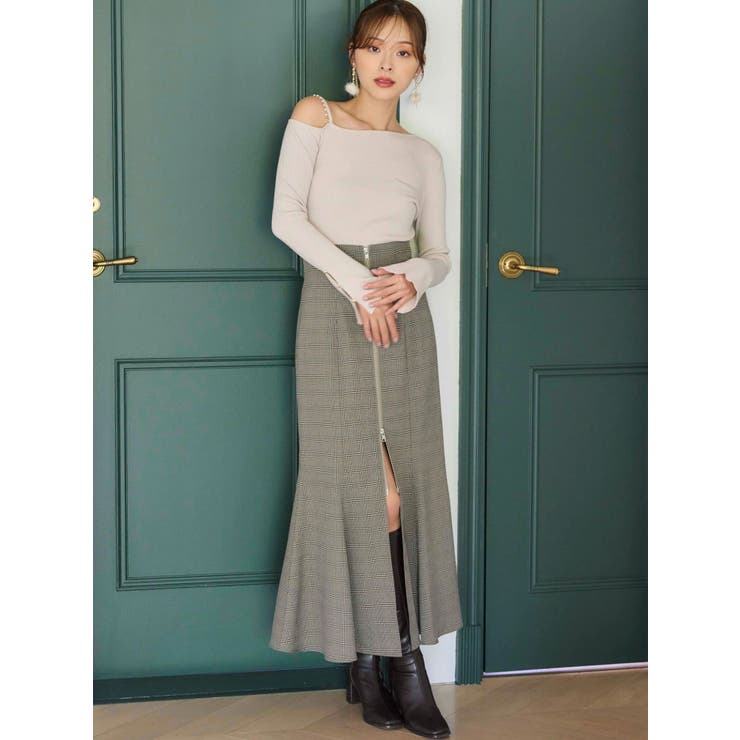 フロントZIPマーメイドスカート | MERCURYDUO | 詳細画像19 