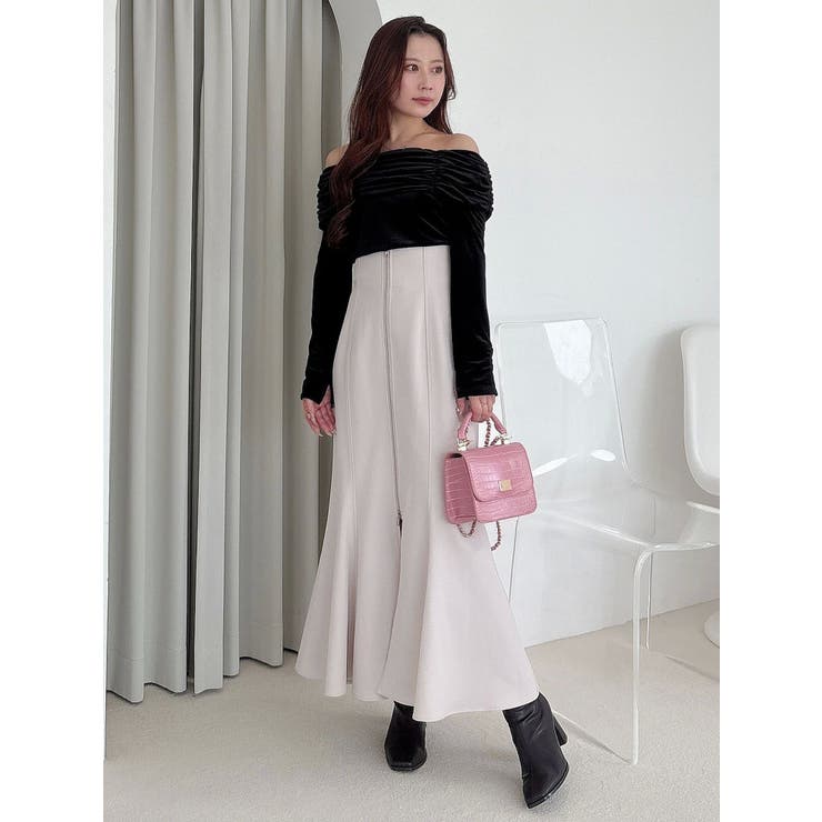 フロントZIPマーメイドスカート | MERCURYDUO | 詳細画像28 