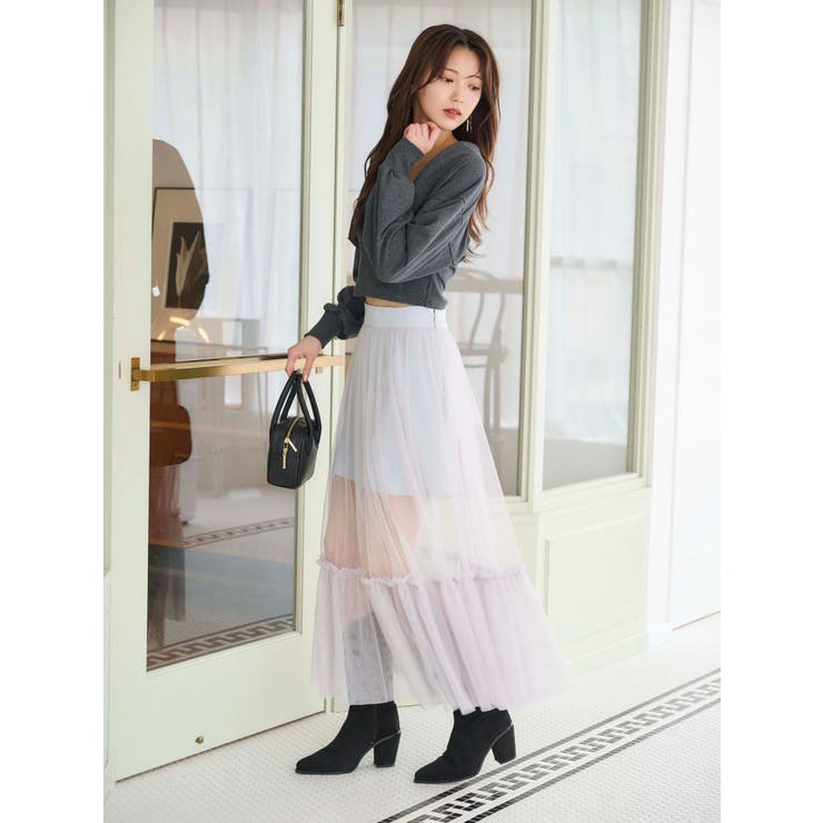 チュールティアードスカート | MERCURYDUO | 詳細画像11 