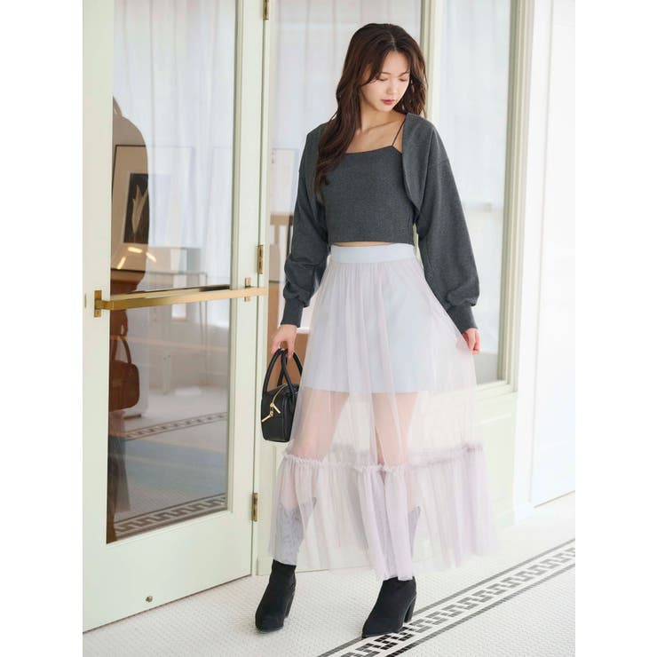 チュールティアードスカート | MERCURYDUO | 詳細画像13 