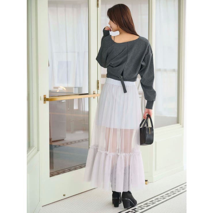 チュールティアードスカート | MERCURYDUO | 詳細画像14 