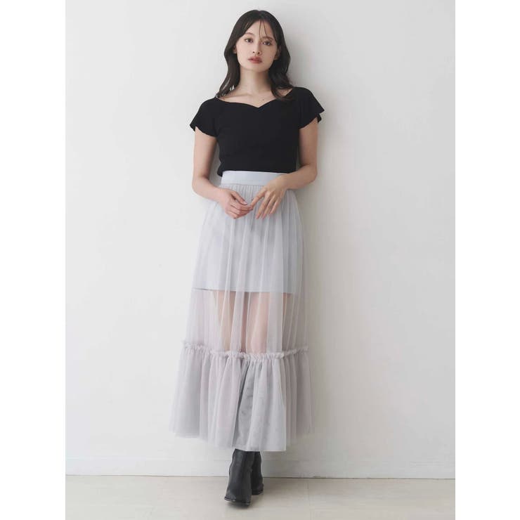 チュールティアードスカート | MERCURYDUO | 詳細画像17 