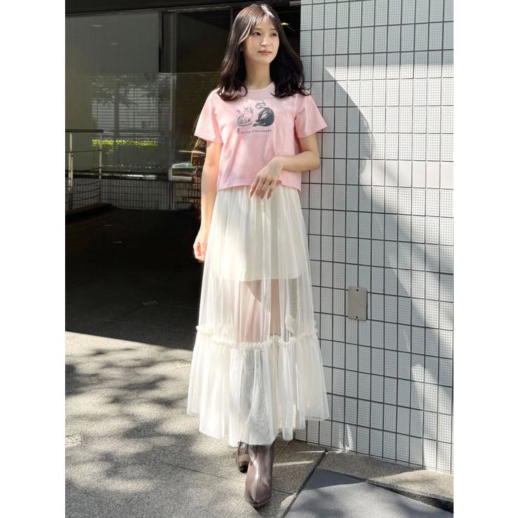 チュールティアードスカート | MERCURYDUO | 詳細画像26 