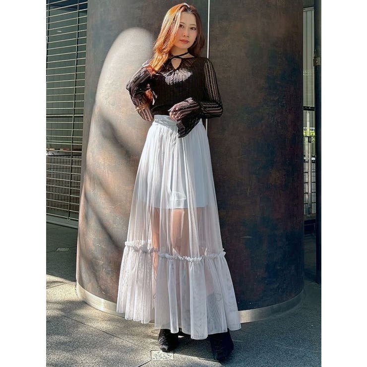 チュールティアードスカート | MERCURYDUO | 詳細画像35 