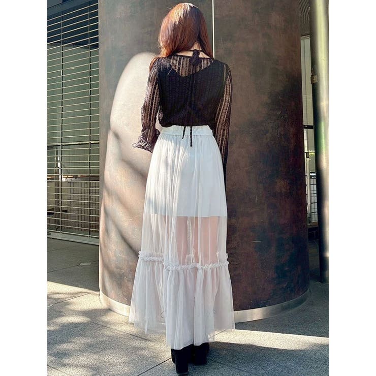 チュールティアードスカート | MERCURYDUO | 詳細画像37 
