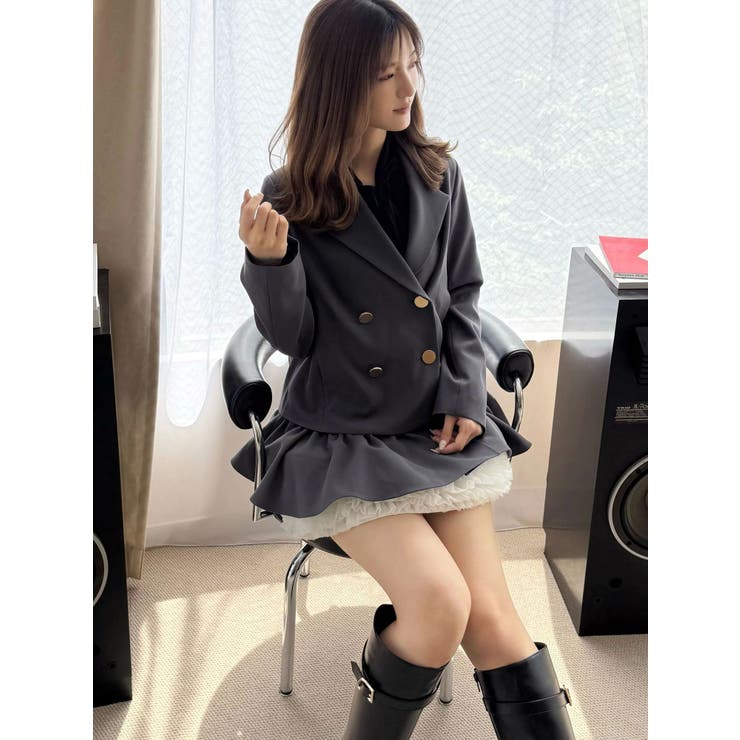 ボリュームチュールティアードミニスカート | MERCURYDUO | 詳細画像13 