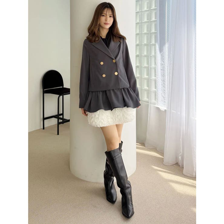 ボリュームチュールティアードミニスカート | MERCURYDUO | 詳細画像14 