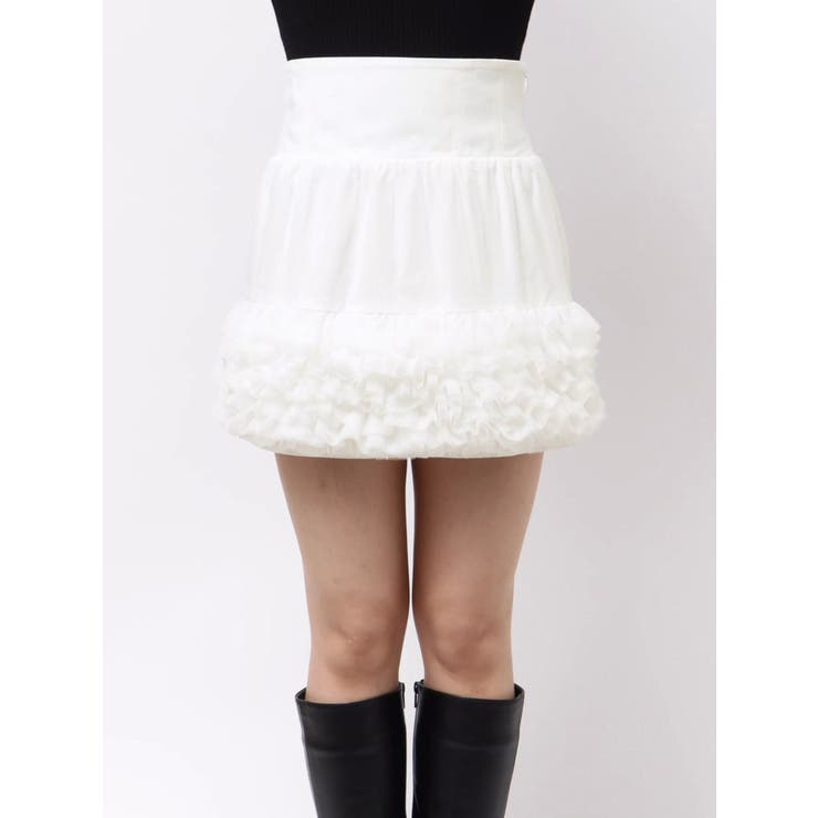 ボリュームチュールティアードミニスカート | MERCURYDUO | 詳細画像16 