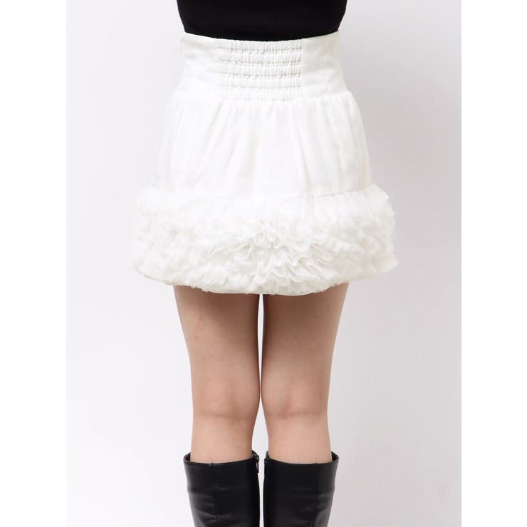 ボリュームチュールティアードミニスカート | MERCURYDUO | 詳細画像18 