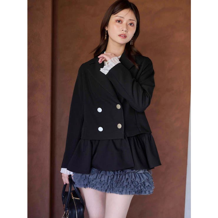 ボリュームチュールティアードミニスカート | MERCURYDUO | 詳細画像3 