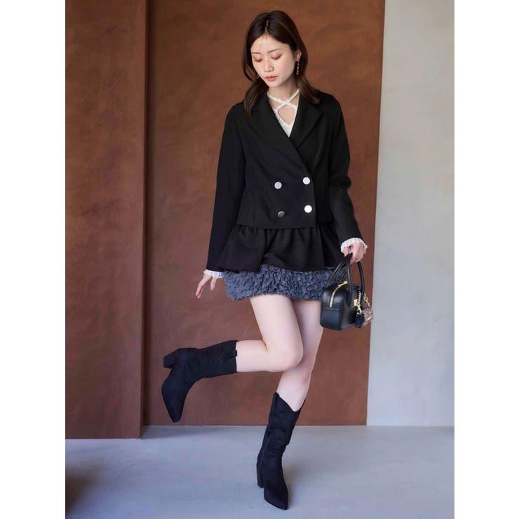 ボリュームチュールティアードミニスカート | MERCURYDUO | 詳細画像5 