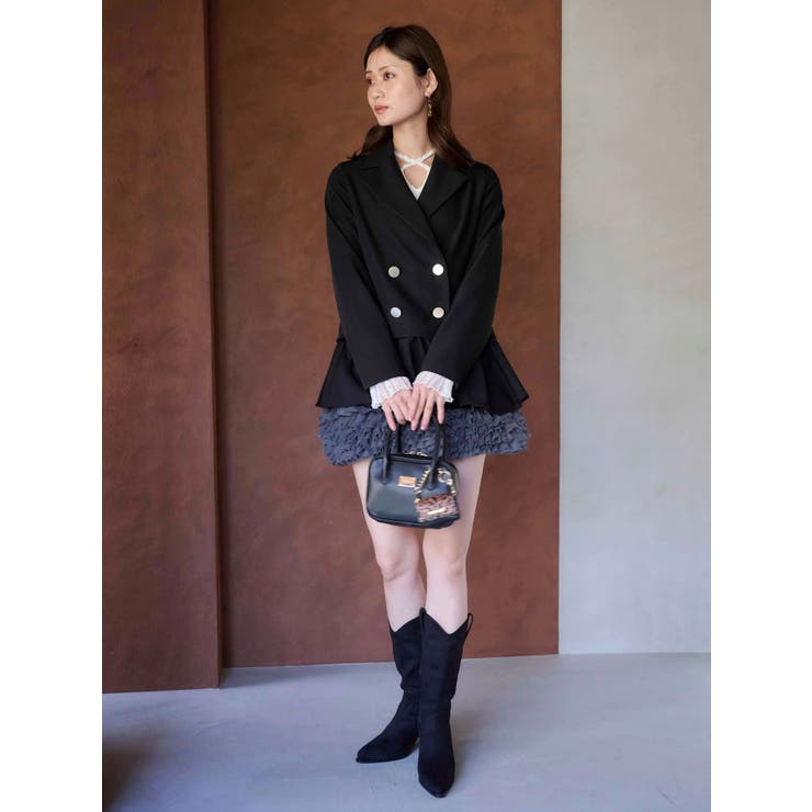 ボリュームチュールティアードミニスカート | MERCURYDUO | 詳細画像6 