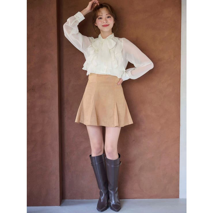 バックZIPミニマーメイドミニスカパン[品番：MKSW0065650]｜MERCURYDUO