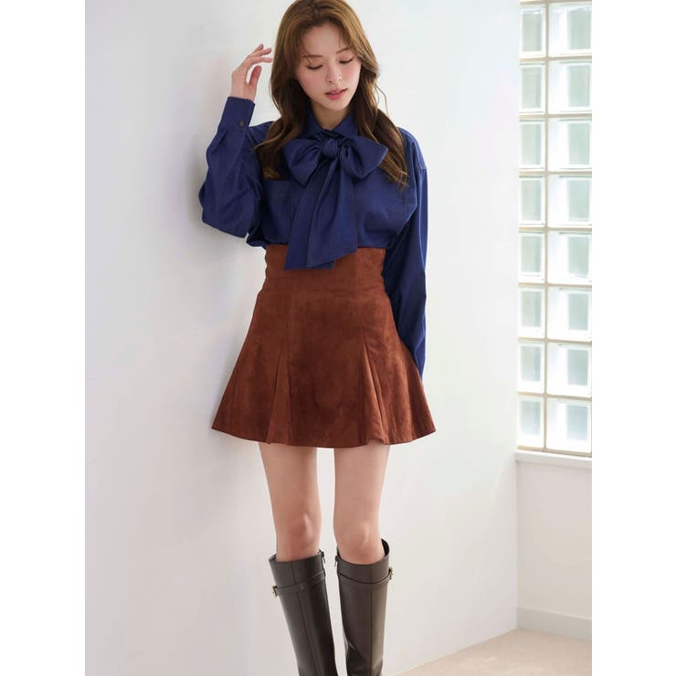 バックZIPミニマーメイドミニスカパン[品番：MKSW0065650]｜MERCURYDUO