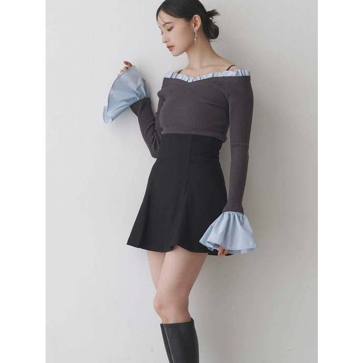 バックZIPミニマーメイドミニスカパン | MERCURYDUO | 詳細画像30 