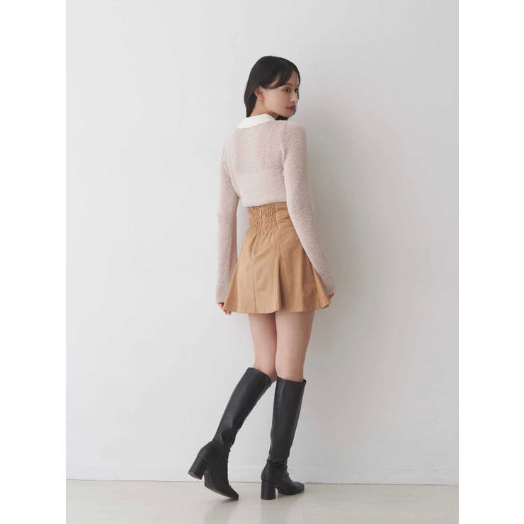 バックZIPミニマーメイドミニスカパン | MERCURYDUO | 詳細画像35 