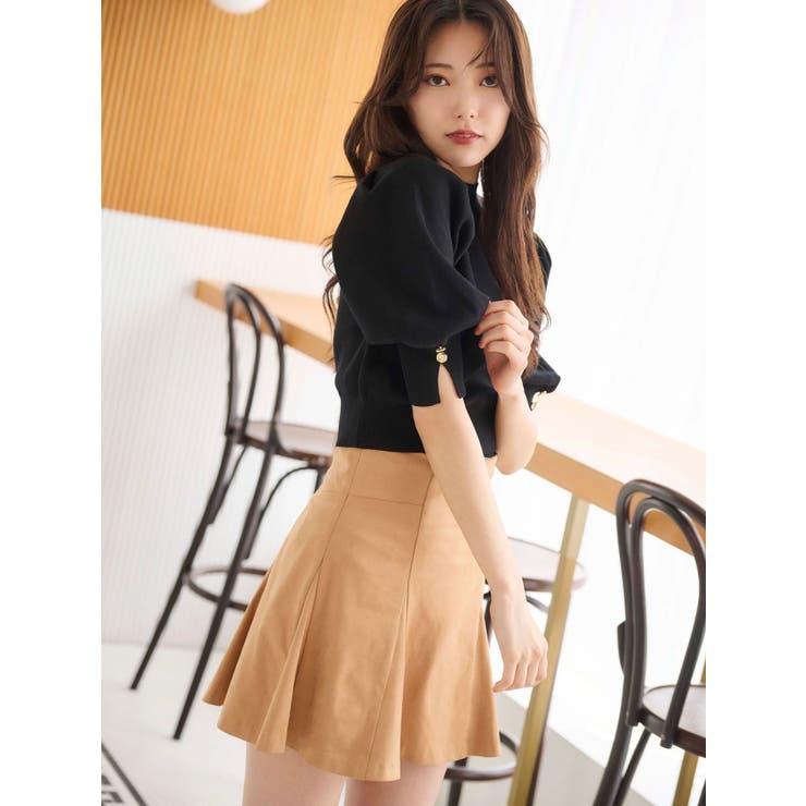 MARS ミニスカート バックZIPミニマーメイドミニスカパン[品番：MKSW0065650