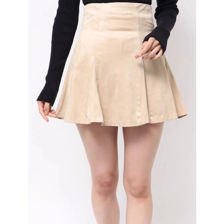 バックZIPミニマーメイドミニスカパン[品番：MKSW0065650