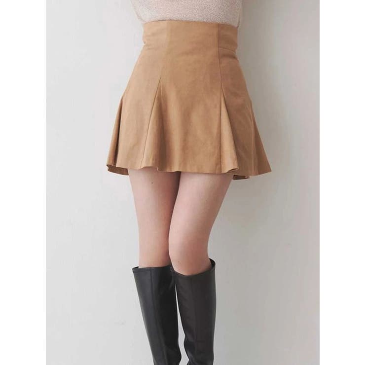 キャメル | バックZIPミニマーメイドミニスカパン | MERCURYDUO