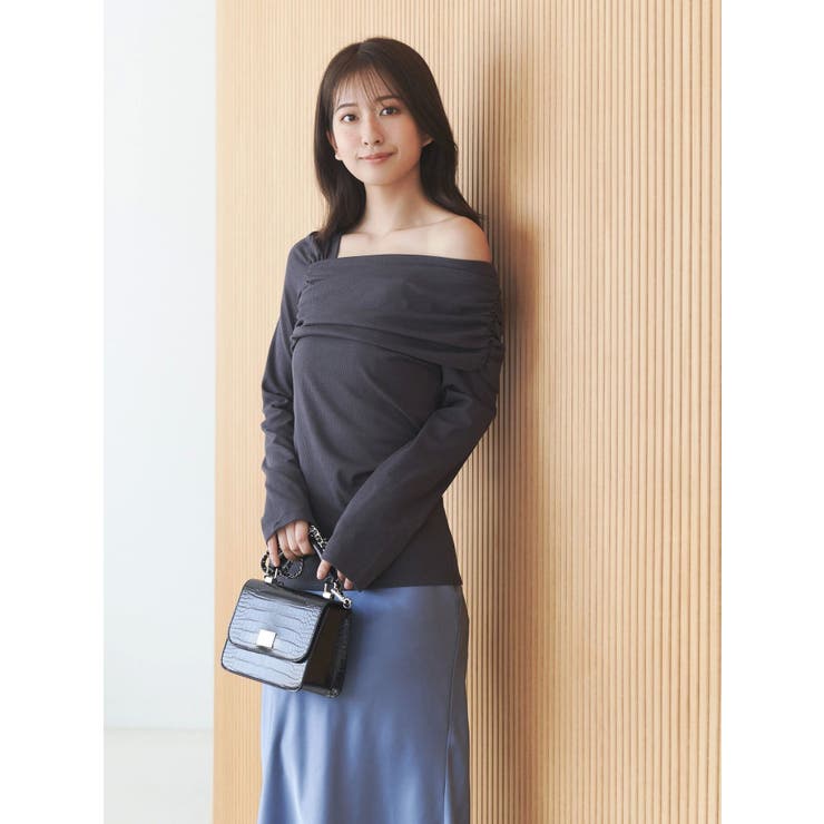 サテンナロースカート | MERCURYDUO | 詳細画像17 