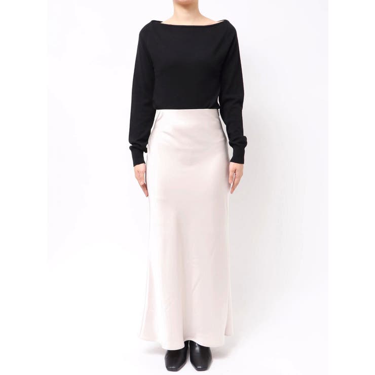 サテンナロースカート | MERCURYDUO | 詳細画像35 