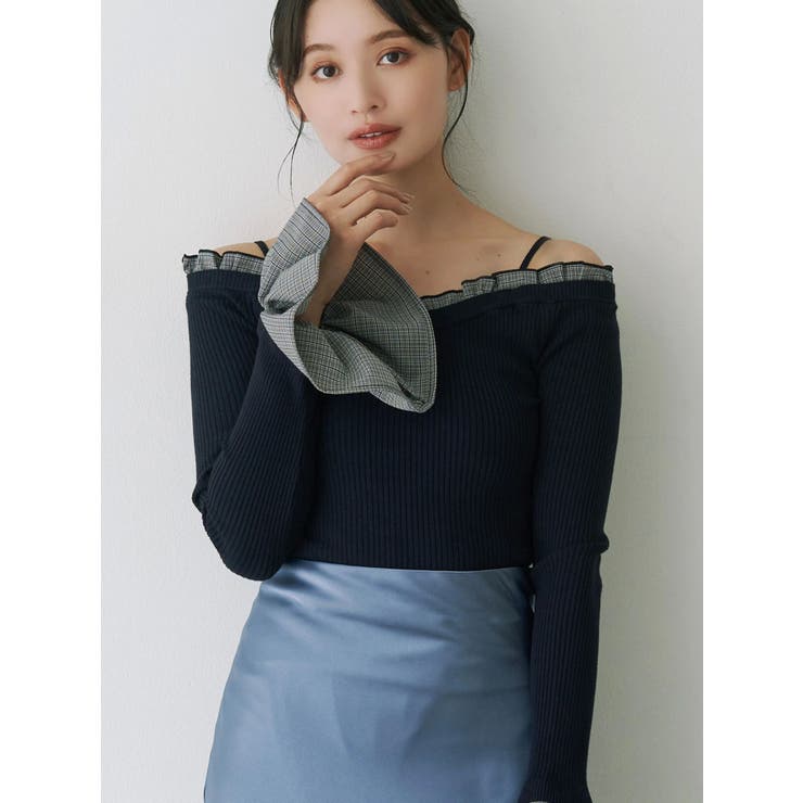 サテンナロースカート | MERCURYDUO | 詳細画像5 