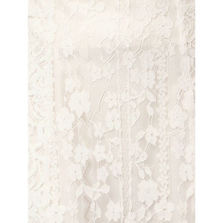 レースパッチワークフレアスカート | MERCURYDUO | 詳細画像29 