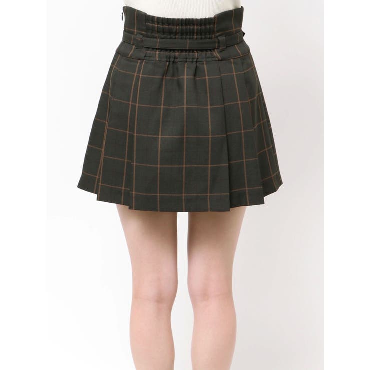 ベルト付きチェックプリーツミニスカパン | MERCURYDUO | 詳細画像39 