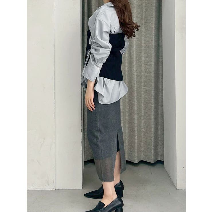 【OUNNOUN】マルチWAYレイヤードスカート | MERCURYDUO | 詳細画像11