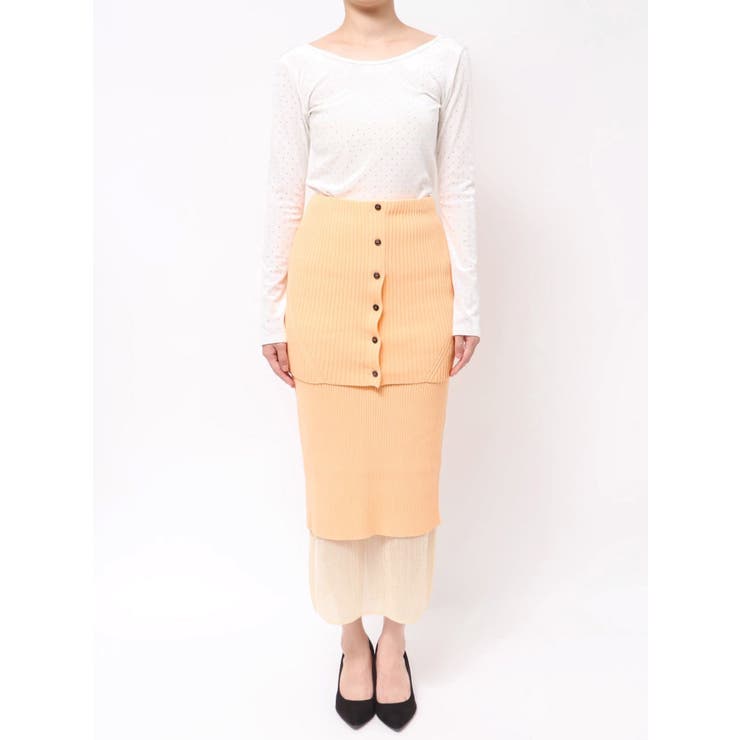 【OUNNOUN】マルチWAYレイヤードスカート | MERCURYDUO | 詳細画像29