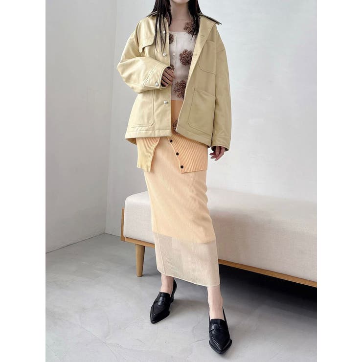 【OUNNOUN】マルチWAYレイヤードスカート | MERCURYDUO | 詳細画像5