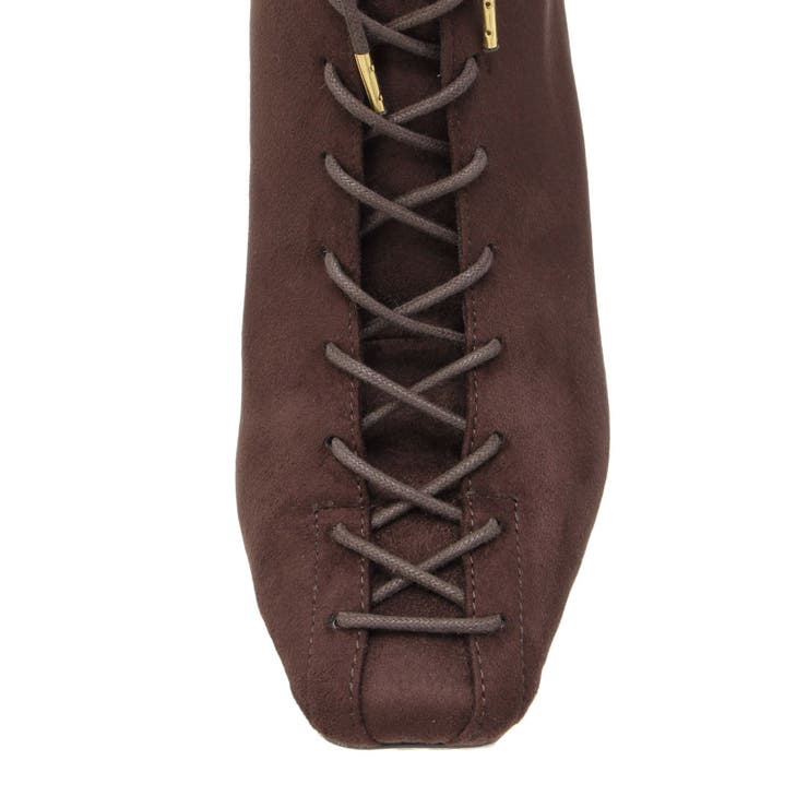 レースアップフェイクスエードブーツ | MERCURYDUO | 詳細画像11 