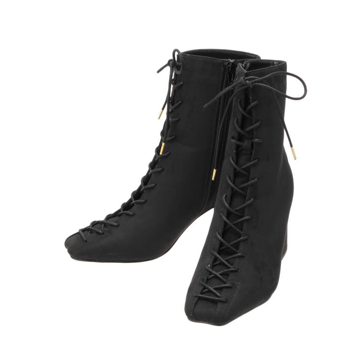 レースアップフェイクスエードブーツ | MERCURYDUO | 詳細画像12 