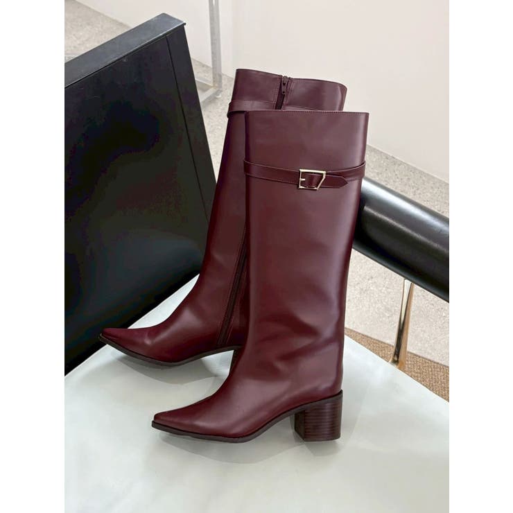 ベルテッドロングブーツ | MERCURYDUO | 詳細画像2 