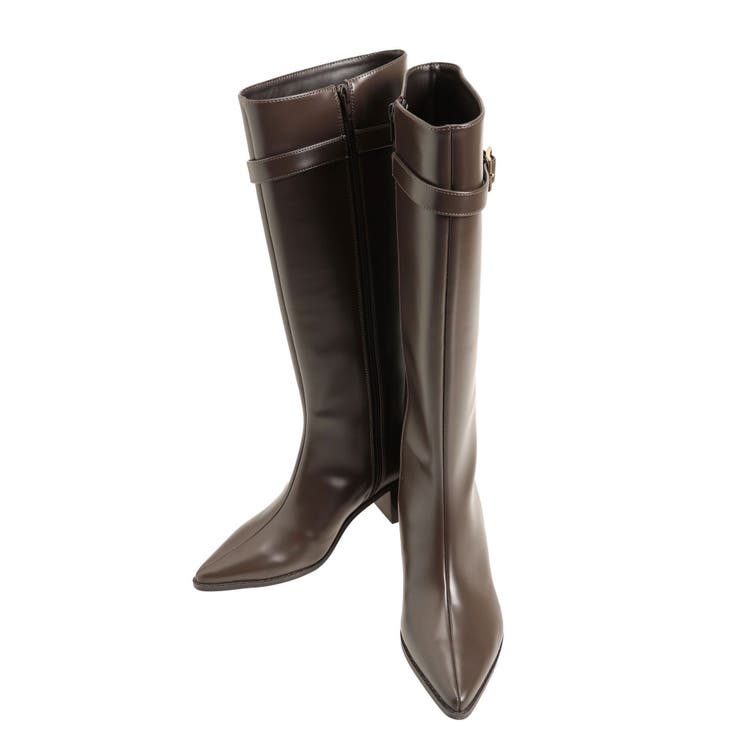 ベルテッドロングブーツ | MERCURYDUO | 詳細画像21 