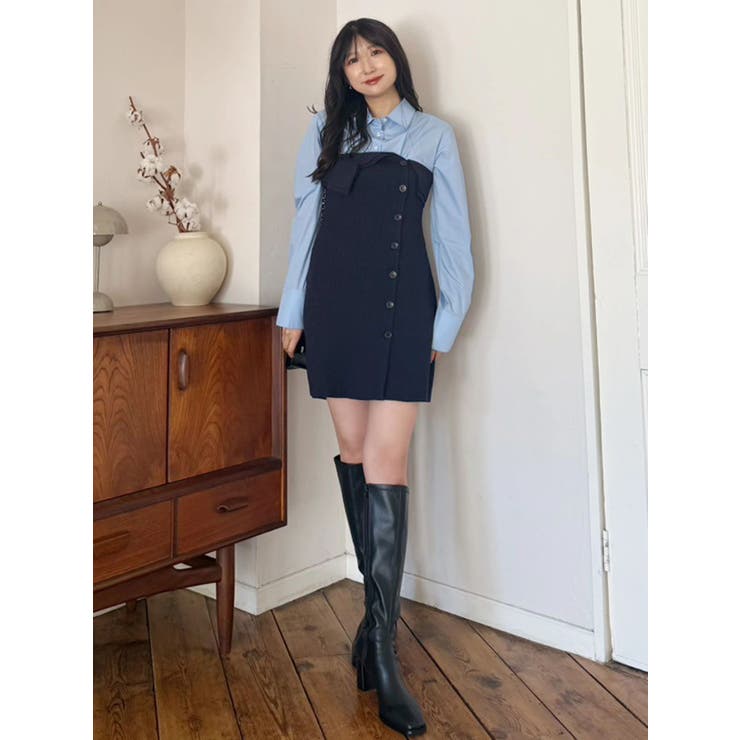 ストレッチロングブーツ | MERCURYDUO | 詳細画像2 