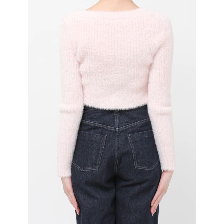 ミニシャギーVネッククロップドニット | MERCURYDUO | 詳細画像41 