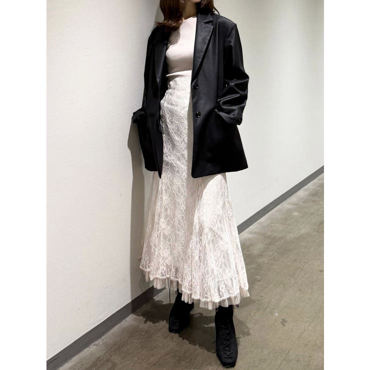 アシメパールチェーンワンショルニット | MERCURYDUO | 詳細画像46 