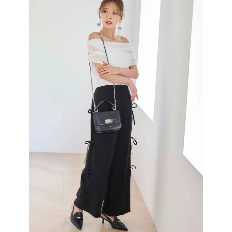 ドレープオフショルコンパクトニット | MERCURYDUO | 詳細画像11 