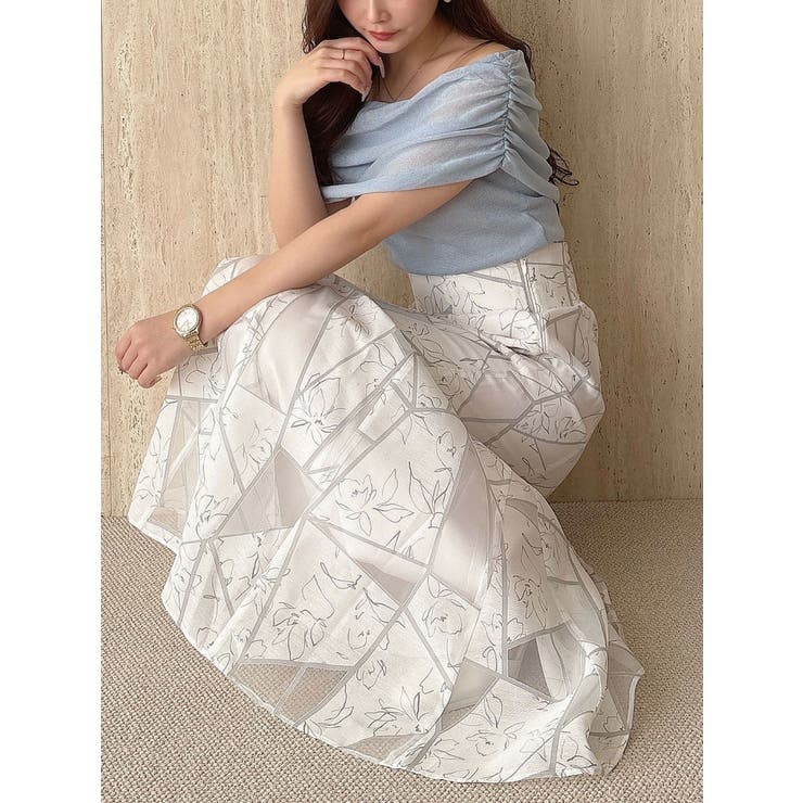 ドレープオフショルコンパクトニット | MERCURYDUO | 詳細画像23 