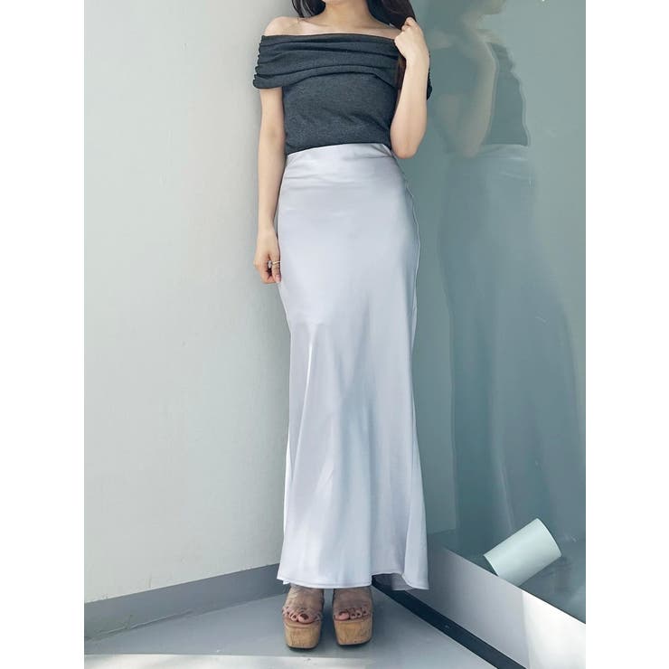 ドレープオフショルコンパクトニット | MERCURYDUO | 詳細画像28 