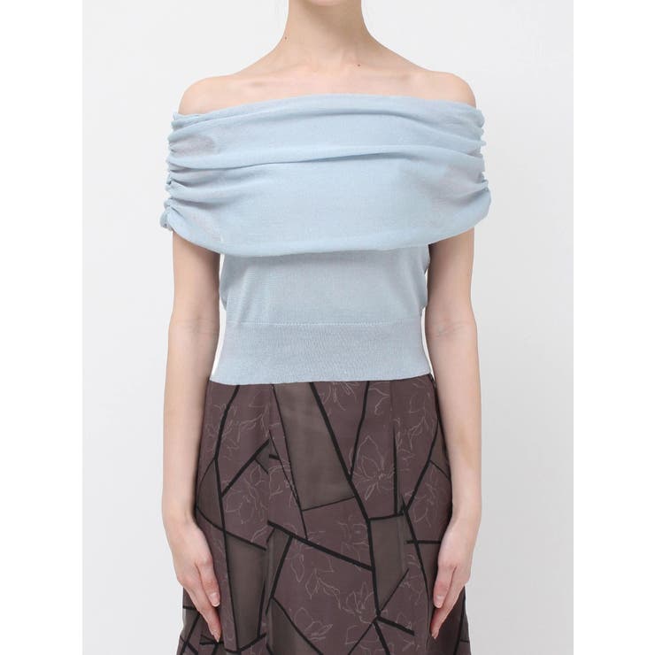 ドレープオフショルコンパクトニット | MERCURYDUO | 詳細画像33 